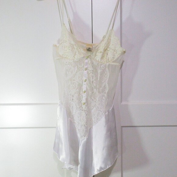 Escante Vintage Nylon & Satin Babydoll M/L - Picture 2 of 9